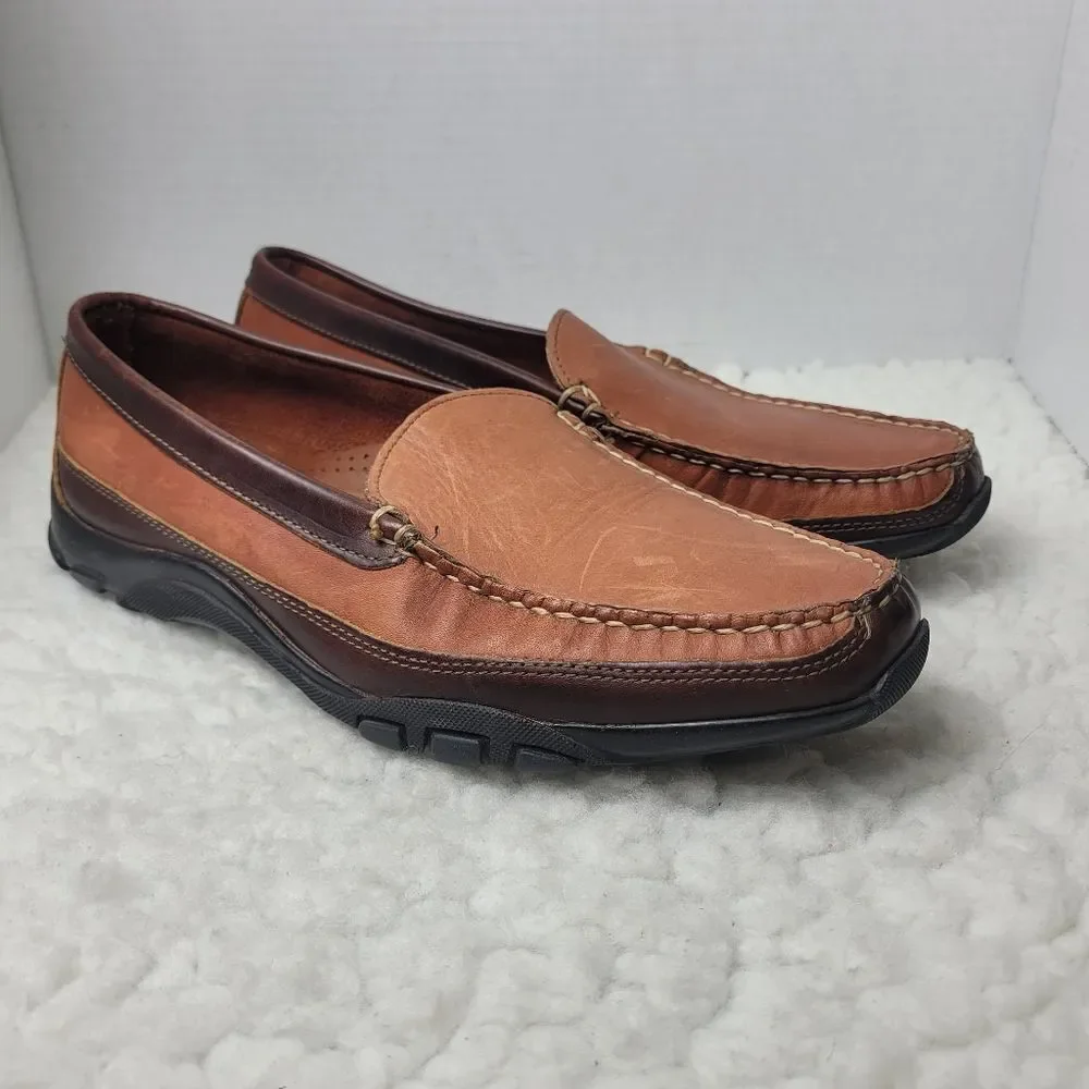 Allen Edmonds Boulder Port Washington Mens Driving Loafer Size 9.5 Brown Shoes